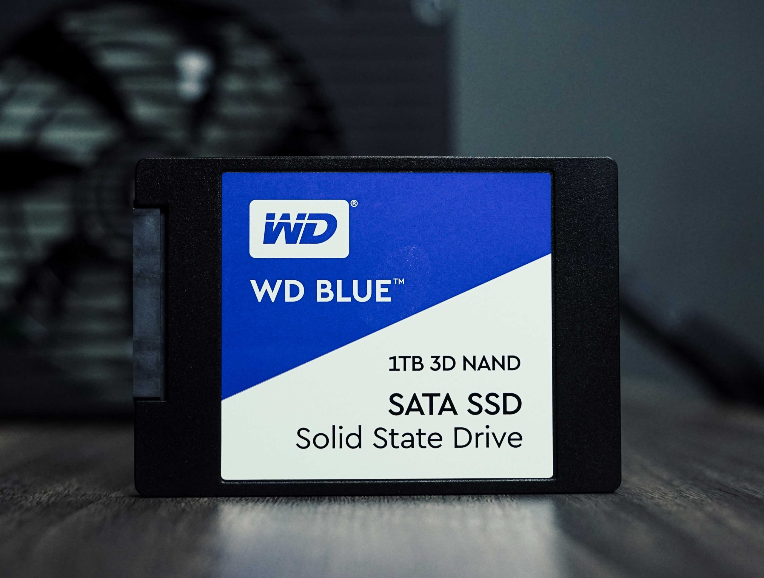 Solid state drive with 500 gigabytes of storage.